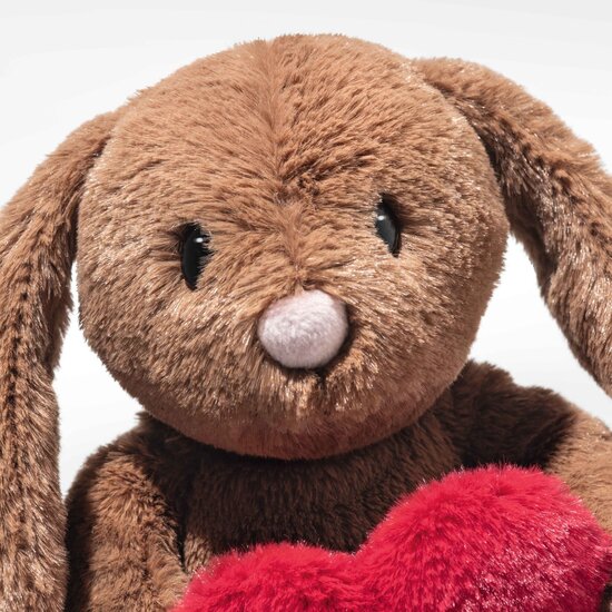 Steiff Steiff | Hoppie Rabbit Love 16cm Light Brown