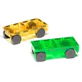 Magna-Tiles Magna-Tiles | Cars Ensemble 2 pièces vert et jaune
