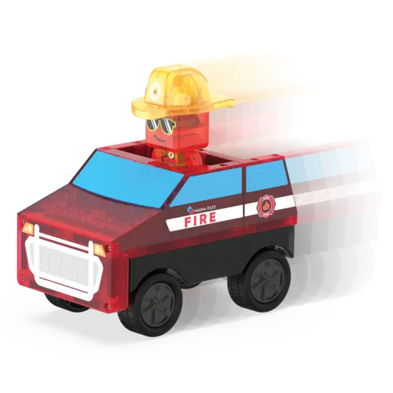 Magna-Tiles Magna-Tiles | Fire Rescue Ensemble de 27 pièces