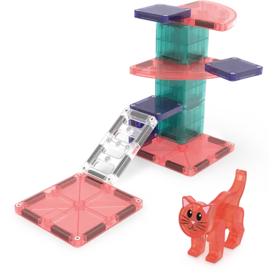 Magna-Tiles Magna-Tiles | Cat Tree Ensemble de 13 pièces