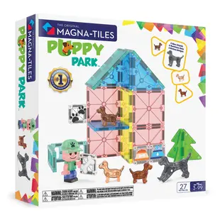 Magna-Tiles | Puppy Park Ensemble de 27 pièces
