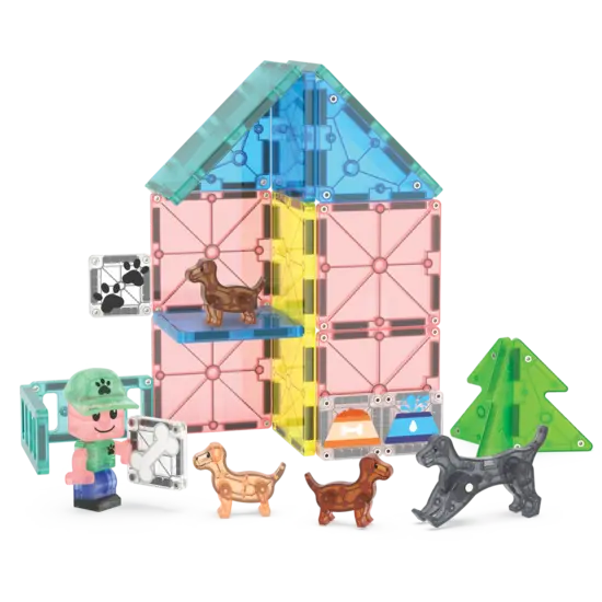 Magna-Tiles Magna-Tiles | Puppy Park Ensemble de 27 pièces