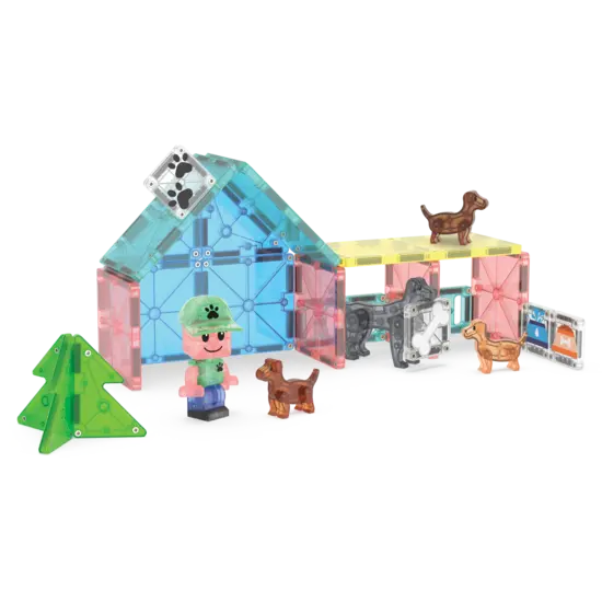 Magna-Tiles Magna-Tiles | Puppy Park Ensemble de 27 pièces