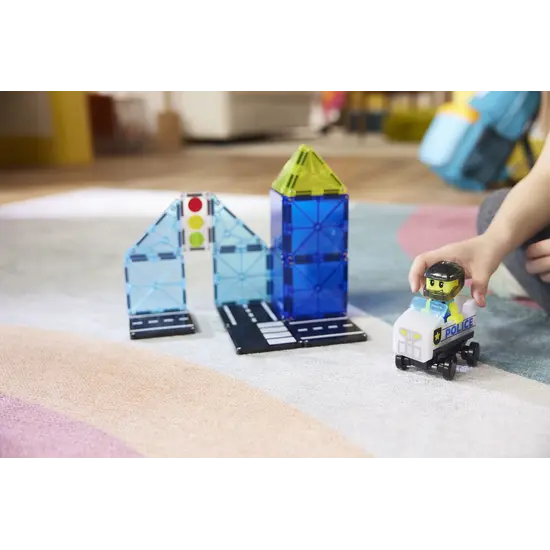 Magna-Tiles Magna-Tiles | Police Patrol Ensemble de 20 pièces