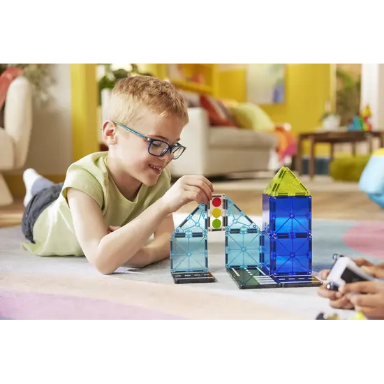 Magna-Tiles Magna-Tiles | Police Patrol Ensemble de 20 pièces