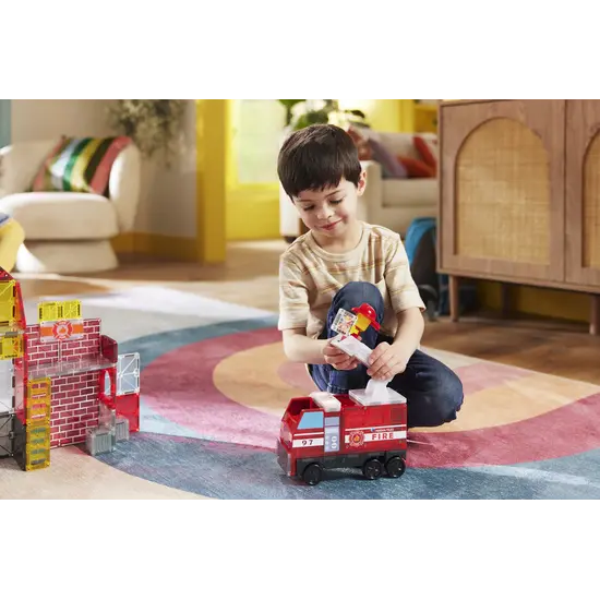 Magna-Tiles Magna-Tiles | Fire Station Ensemble de 50 pièces