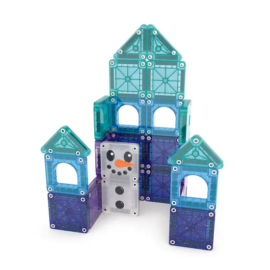 Magna-Tiles Magna-Tiles | Micro Mags Travel Winter Wonder Set, ensemble de 26 pièces