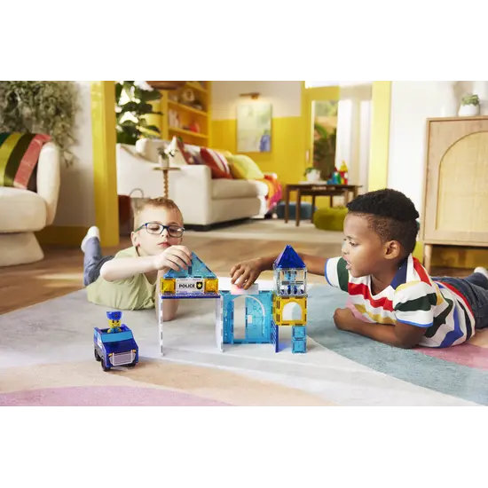 Magna-Tiles Magna-Tiles | Police Station Ensemble de 35 pièces