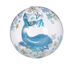 Little Dutch | Ballon de plage Ocean Dreams 3D Baleine Bleu