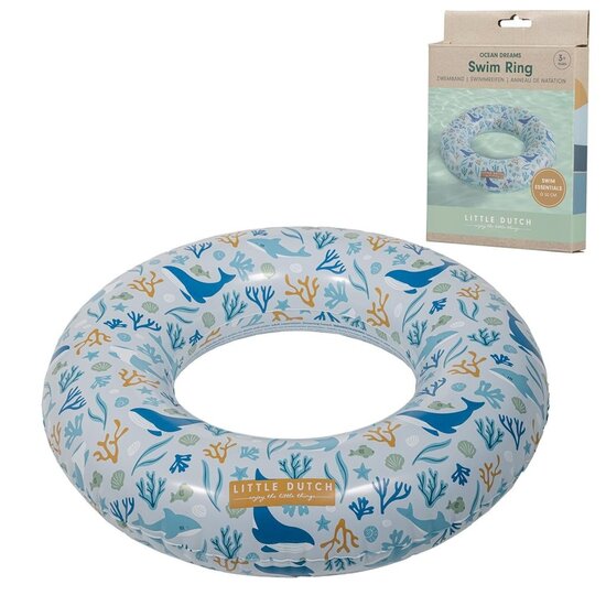 Little Dutch Little Dutch | Anneau de bain Ocean Dreams Bleu 50 cm