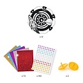 Djeco Djeco | Do It Yourself 2 toupies et 12 disques à métalliser Cosmos hypnotique