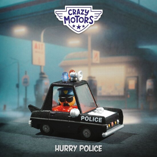 Djeco Djeco | Crazy Motors Hurry Police