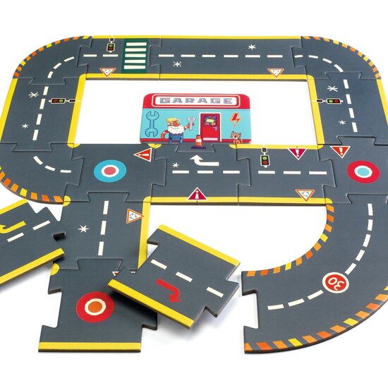 Djeco Djeco | Crazy Motors Circuit puzzle 26 pièces
