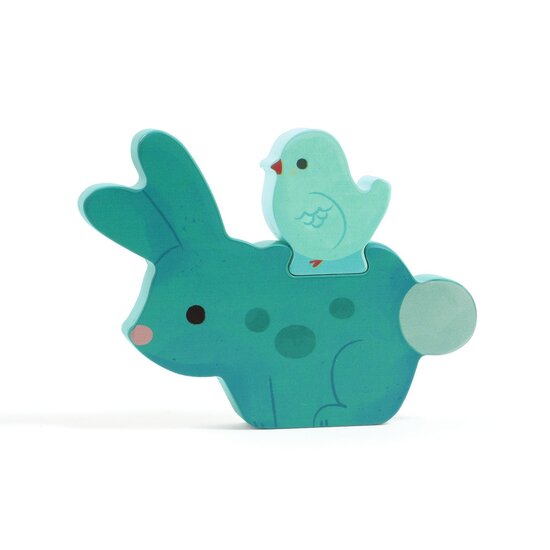 Djeco Djeco | Puzz & Play Friends Puzzle en bois