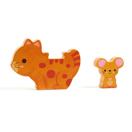 Djeco Djeco | Puzz & Play Friends Puzzle en bois