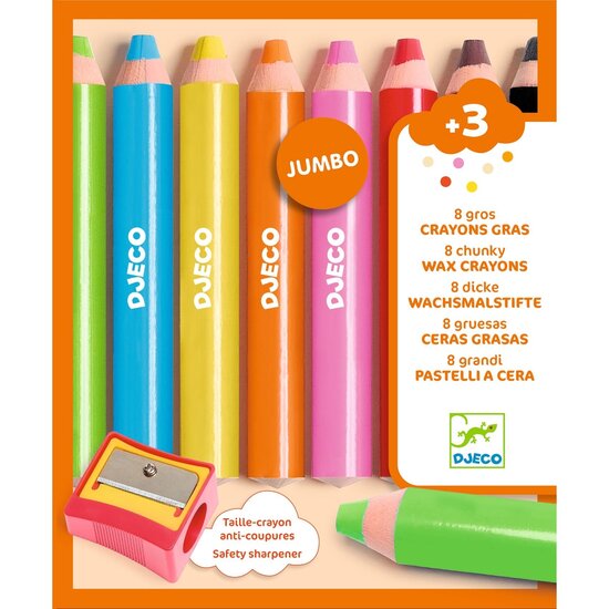 Djeco Djeco | 8 crayons gras