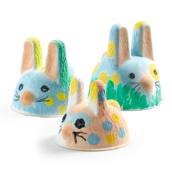 Djeco Djeco | Peinture au doigt Trio de lapins