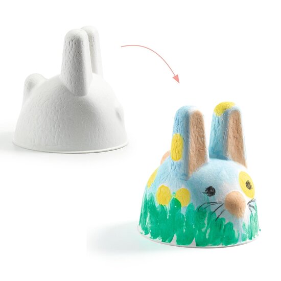 Djeco Djeco | Peinture au doigt Trio de lapins