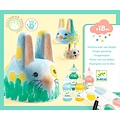 Djeco Djeco | Peinture au doigt Trio de lapins