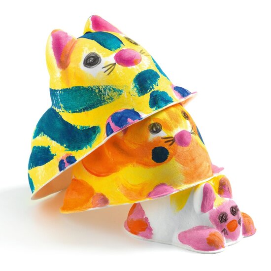Djeco Djeco | Trio de peinture au doigt Chats