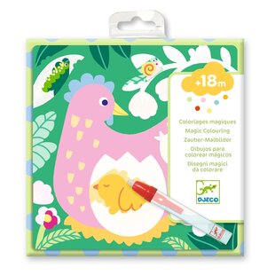 Djeco | Coloriage magique Coucou ! Les bébés animaux du jardin