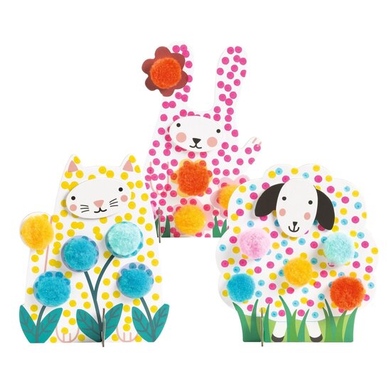 Djeco Djeco | Points et pompons dans l'herbe