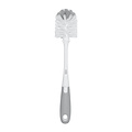 Oxo Oxo | Brosse à biberon avec brosse à tétine/support Blanc/Gris