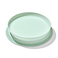 Oxo Oxo | Assiette Stick & Stay Opal Vert