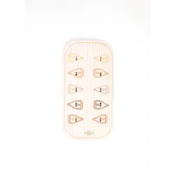 Mrs Ertha | Barrettes à cheveux multicolores Glitter Sweetheart