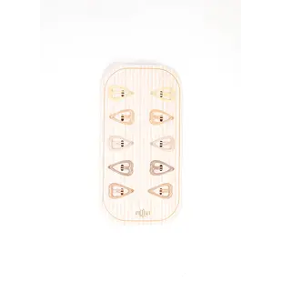 Mrs Ertha | Barrettes à cheveux multicolores Glitter Sweetheart