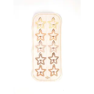 Mrs Ertha | Barrettes à cheveux multicolores Glitter Starlight