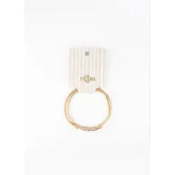 Mrs Ertha | Créer mon bracelet Soft Peach Simple anneau 1 breloque