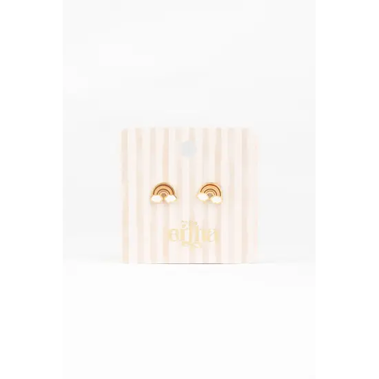 Mrs Ertha Mrs Ertha | Boucles d'oreilles à clous  Rainbow Dreams