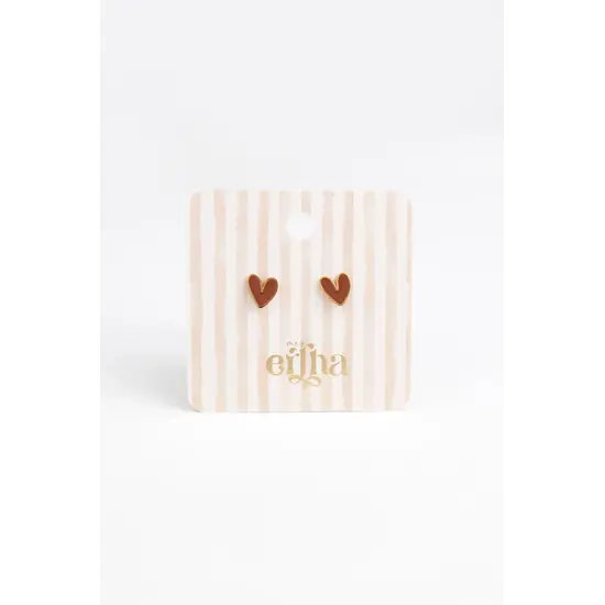 Mrs Ertha Mrs Ertha | Boucles d'oreilles à clous Organic Heart