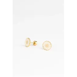 Mrs Ertha | Boucles d'oreilles à clous Golden Daisy