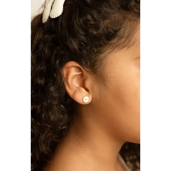 Mrs Ertha Mrs Ertha | Boucles d'oreilles à clous Golden Daisy