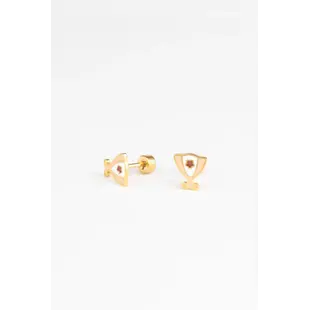 Mrs Ertha | Boucles d'oreilles à clous Cup of Love