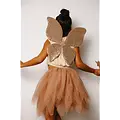 Mrs Ertha Mrs Ertha | The Glitter Butterfly Tutu à volants taupe 3 à 6 ans