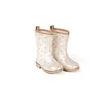 Mrs Ertha Mrs Ertha | Bottes de pluie Wellies à paillettes et boutons de fleurs