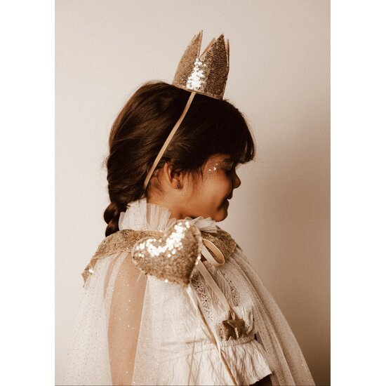 Mrs Ertha Mrs Ertha | The Golden Queen Queen Disguise Bandeau couronne 3 à 6 ans
