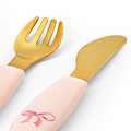 Elodie Details Elodie | Set d'assiettes en silicone Rosy Bow