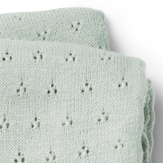 Elodie Details Elodie | Couverture Pointelle Mineral Green