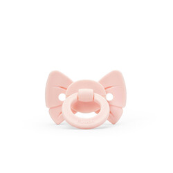 Elodie | Binky Bow Newborn  Misty Pink