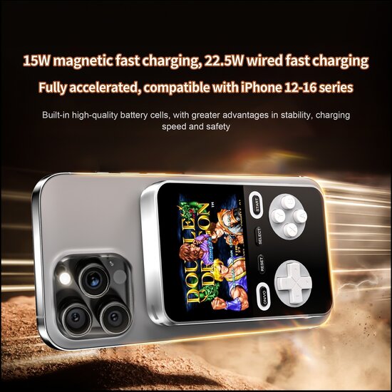 Reset Club Reset Club |  Magnetic Gaming Powerbank Gris