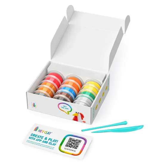 Hey Clay Hey Clay | Pâte à modeler Oiseaux de la ferme