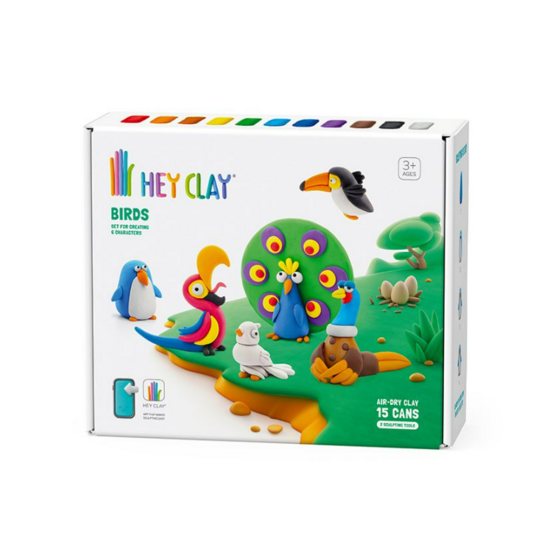Hey Clay Hey Clay | Pâte à modeler Oiseaux