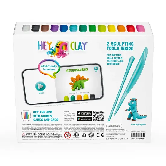 Hey Clay Hey Clay | Pâte à modeler Dinosaures