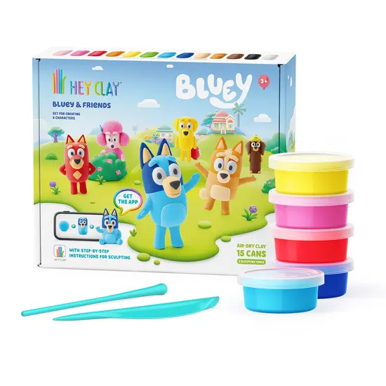 Hey Clay Hey Clay | Pâte à modeler Bluey & Friends