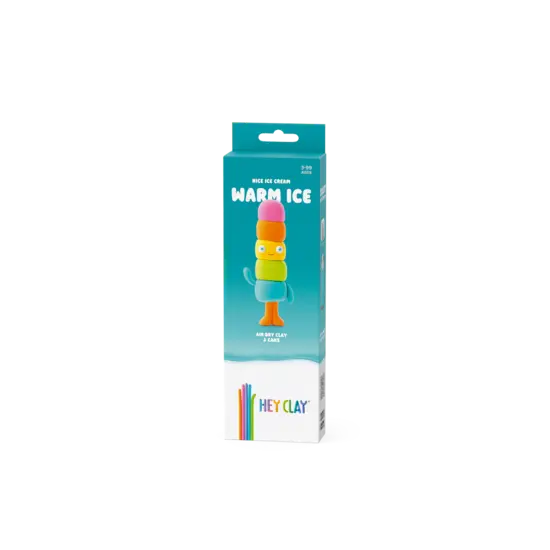 Hey Clay Hey Clay | Pâte à modeler Nice Ice Cream - Warm Ice