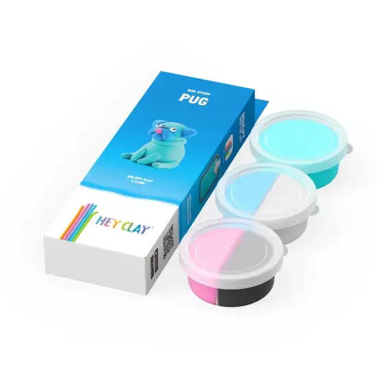 Hey Clay Hey Clay | Pâte à modeler Dog Story - Carlin